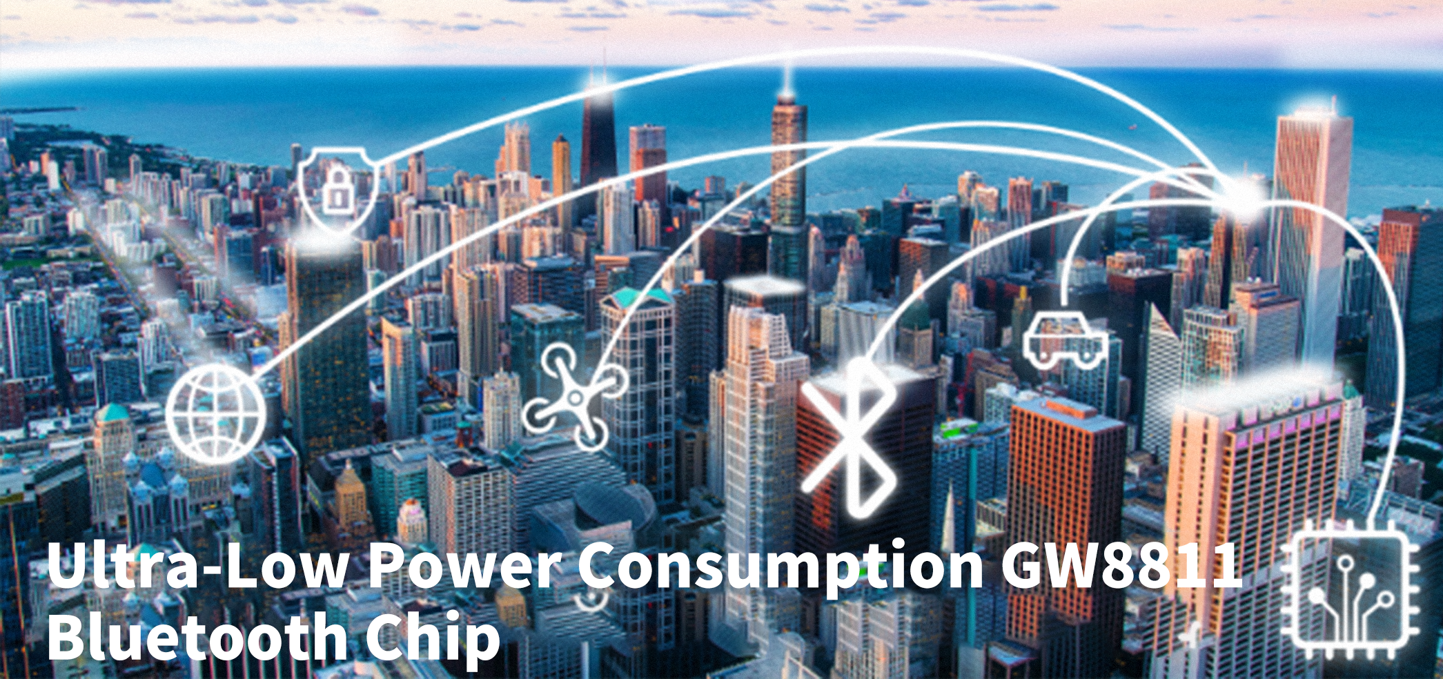 Ultra-Low Power Consumption GW8811 Bluetooth Chip