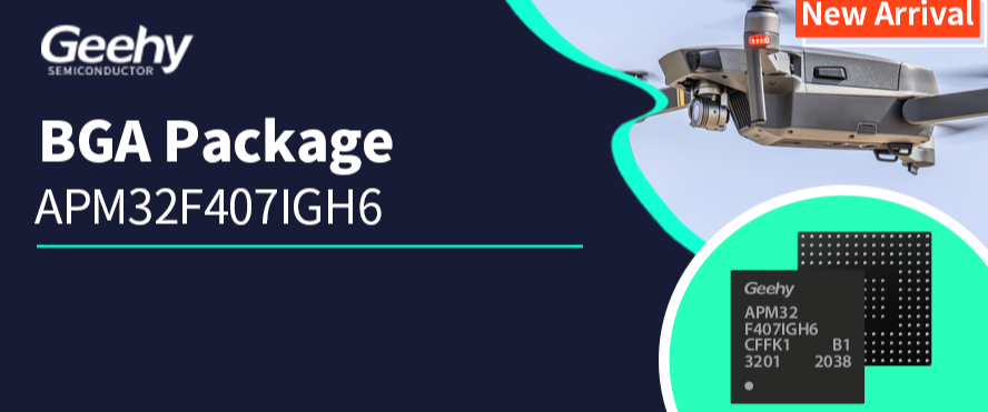 Geehy Launches the First High-Performance APM32F407IGH6 MCUs in BGA Package