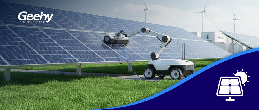 Geehy Empowers Solar Panel Cleaning Robots with Edge AI to Boost Efficiency and Reduce Costs in the Solar Industry